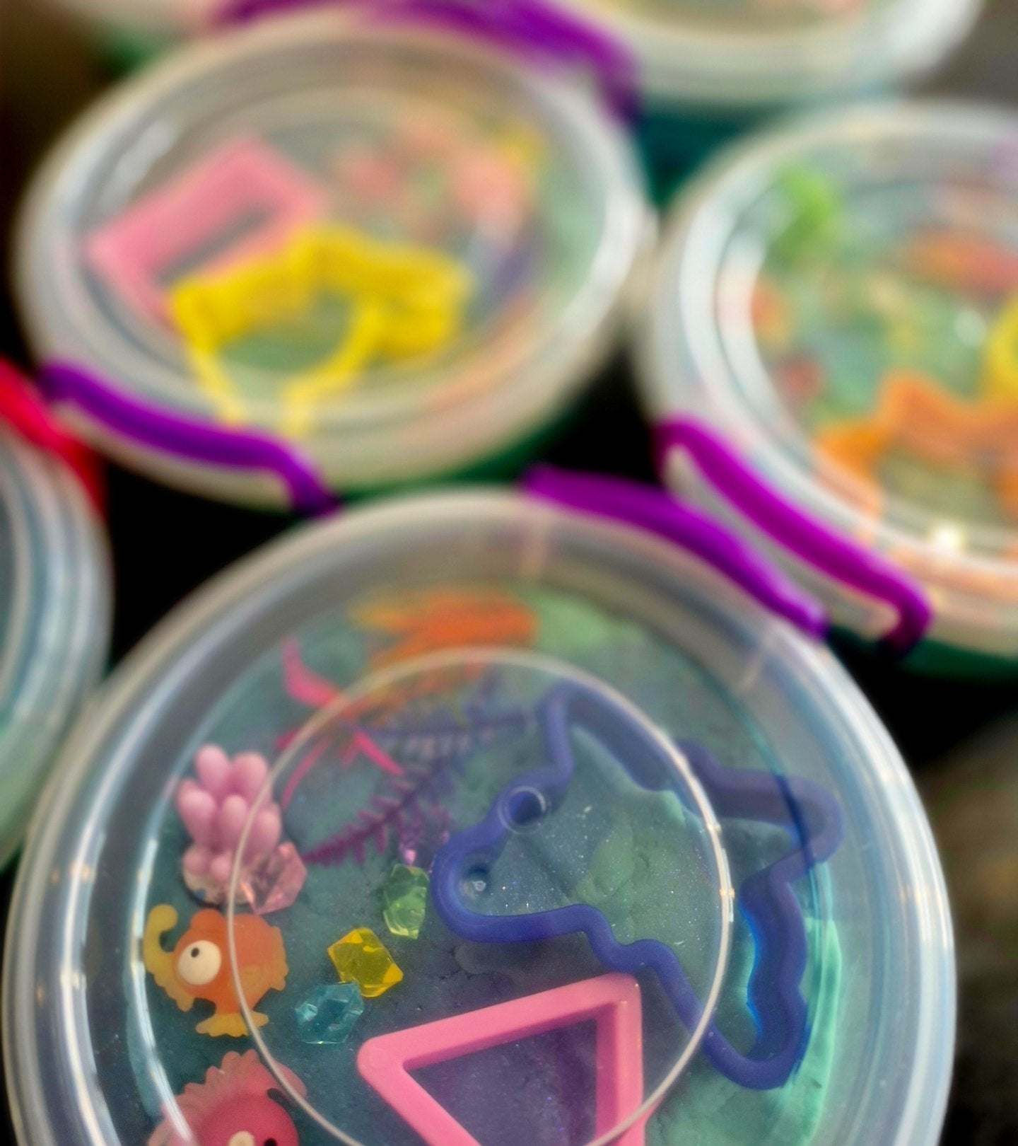 Ocean themed playdough kits