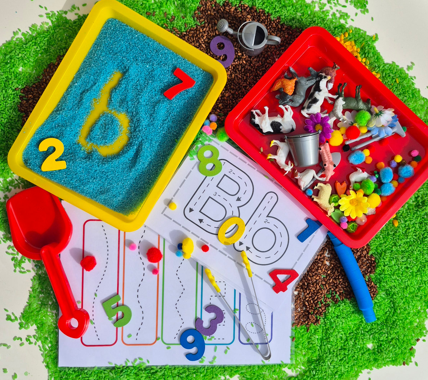 Little Farmer learning kit Sensory Box