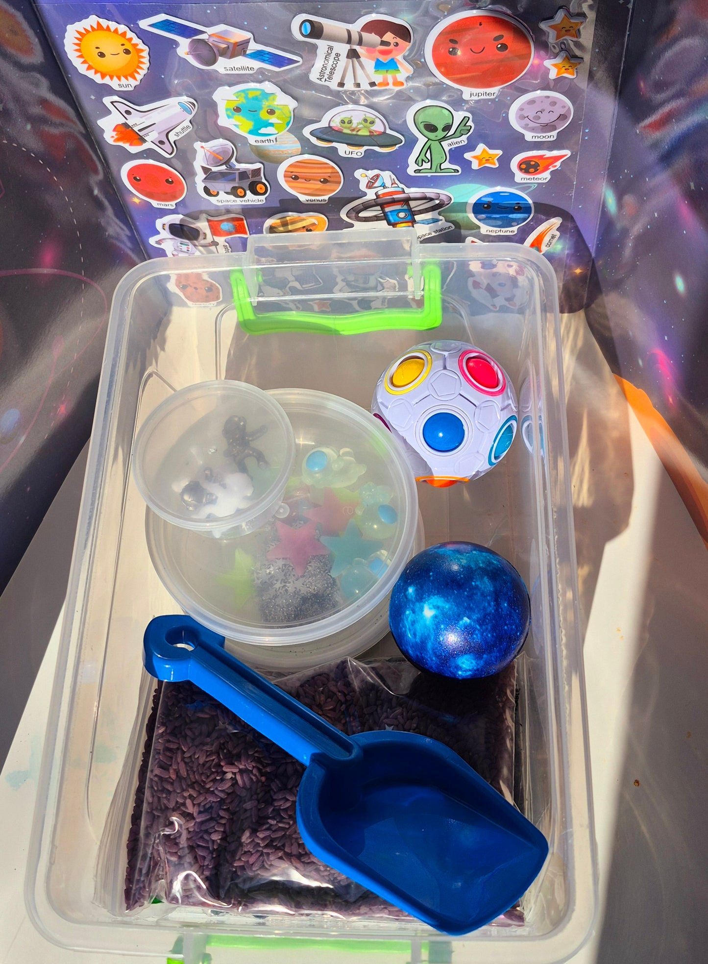 My Space Mission Sensory Box