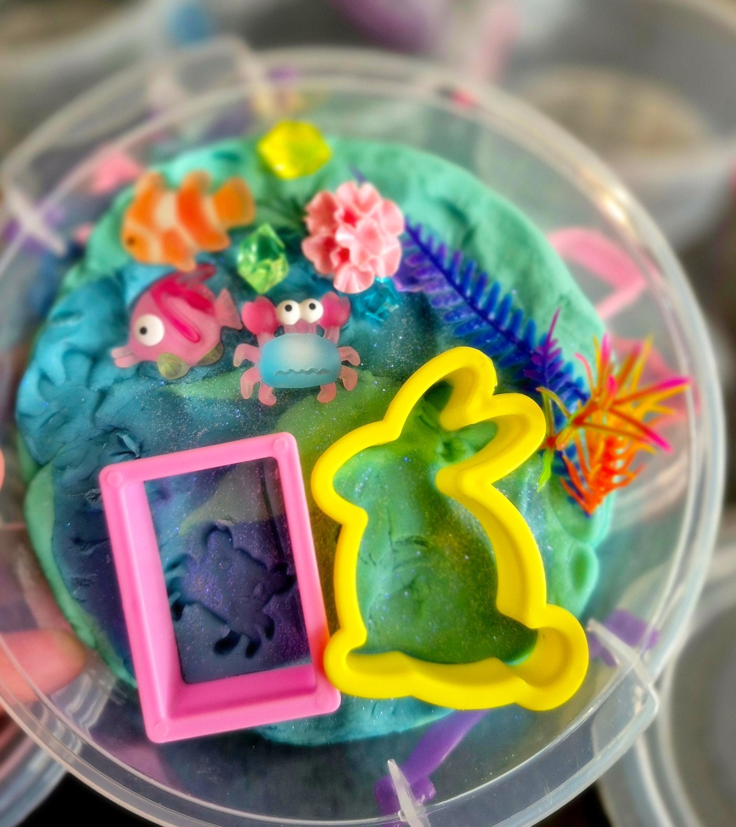 Ocean themed playdough kits